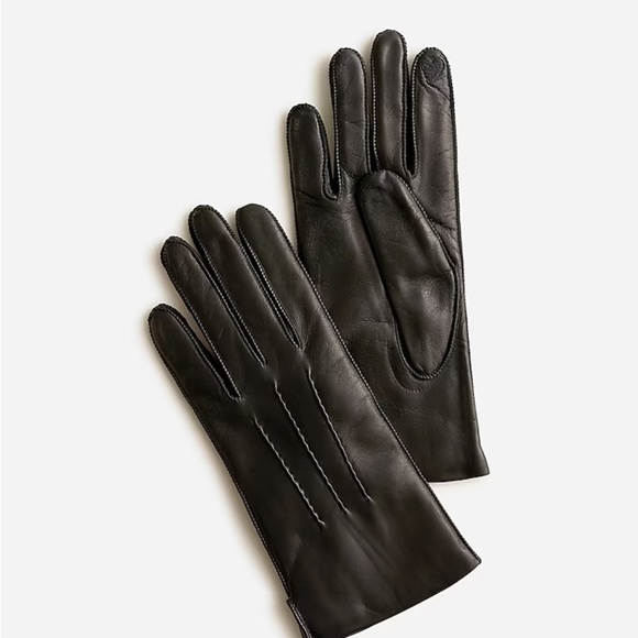 J. Crew Accessories - J Crew Italian leather tech-touch gloves
BA145 true BLACK SZ SMALL
